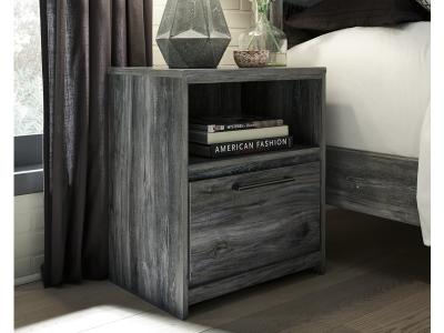 Signature Design by Ashley Baystorm Twin Panel Headboard Bed, Dresser, Mirror and Nightstand - B221B74