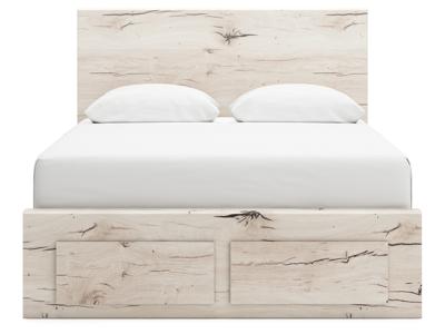 Signature Design by Ashley Lawroy Queen Storage Bed, Dresser, Mirror, Nightstand - B2310B41