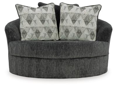 Signature Design by Ashley Biddeford Oversized Swivel Accent Chair - 3550421