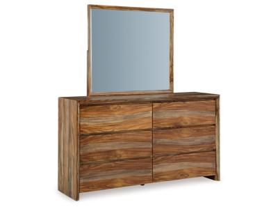 Signature Design by Ashley Dressonni Queen Panel Bed, Dresser and Mirror - B790B3