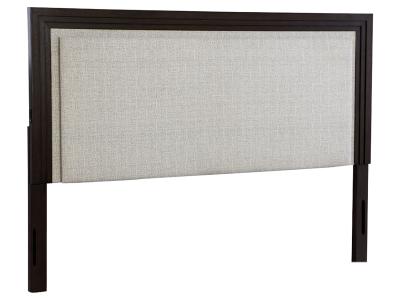 Signature Design by Ashley Neymorton Queen Upholstered Panel Headboard, Dresser and Mirror - B618B6