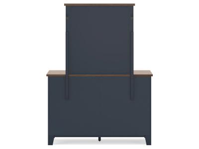 Signature Design by Ashley Landocken Full Panel Headboard, Dresser and Mirror - B414B14