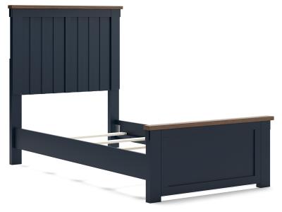 Signature Design by Ashley Landocken Twin Panel Bed, Dresser and Mirror - B414B6