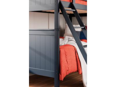 Signature Design by Ashley Nextonfort Twin over Twin Bunk Bed with Mattresses - B396B12