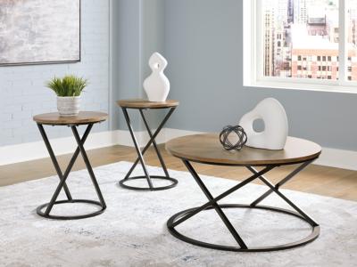 Signature Design by Ashley Cassbryn Table (Set of 3) - T152-13
