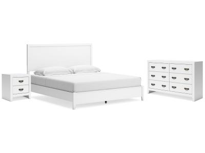 Signature Design by Ashley Binterglen King Panel Bed, Dresser and Nightstand - B427B11