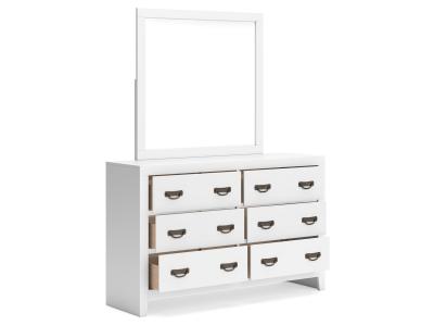 Signature Design by Ashley Binterglen Queen Panel Bed, Dresser and Mirror - B427B7