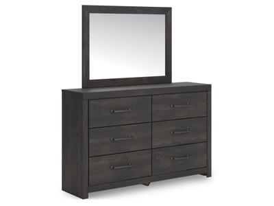 Signature Design by Ashley Hollivern Twin Panel Bed, Dresser and Mirror - PCB2108B13