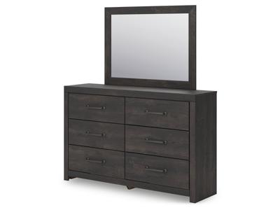 Signature Design by Ashley Hollivern Twin Panel Bed, Dresser and Mirror - PCB2108B13