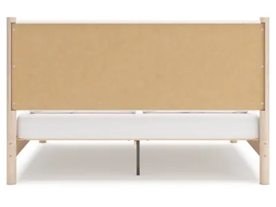 Signature Design by Ashley Cadmori King Upholstered Panel Bed, Dresser, Mirror and Nightstand - B2615B19