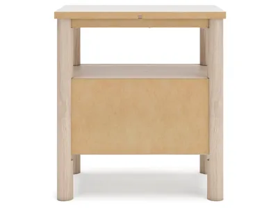 Signature Design by Ashley Cadmori King Upholstered Panel Bed, Dresser, Mirror and Nightstand - B2615B19