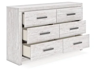 Signature Design by Ashley Cayboni Queen Panel Bed, Dresser and Nightstand - B3788B9