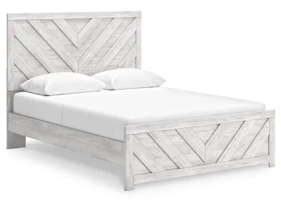 Signature Design by Ashley Cayboni Queen Panel Bed, Dresser and Nightstand - B3788B9