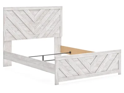 Signature Design by Ashley Cayboni Queen Panel Bed, Dresser and Nightstand - B3788B9