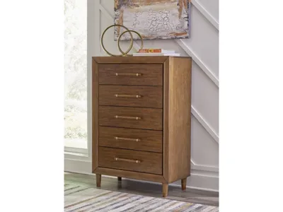 Signature Design by Ashley Lyncott King Upholstered Bed, Chest and Nightstand - B615B13
