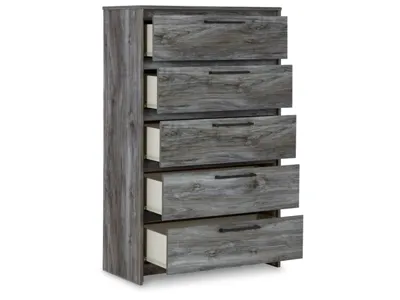 Signature Design by Ashley Baystorm King Storage Bed, Dresser, Mirror, Chest and 2 Nightstands - B221B86