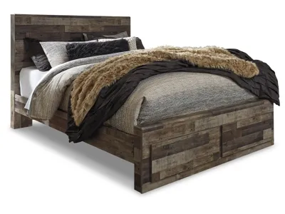 Signature Design by Ashley Derekson Queen Panel Storage Bed, 2 Chests and 2 Nightstands - B200B73