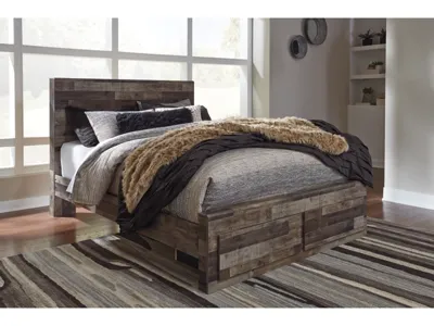 Signature Design by Ashley Derekson Queen Panel Storage Bed, 2 Chests and 2 Nightstands - B200B73
