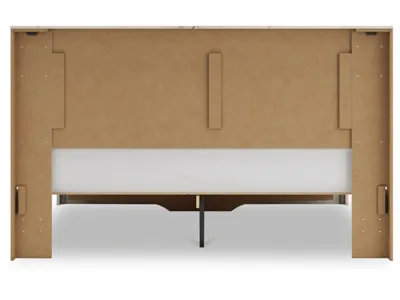 Signature Design by Ashley Lawroy King Panel Storage Bed, Dresser, Mirror and Nightstand - B2310B46