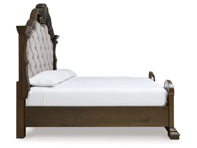 Signature Design by Ashley Maylee King Upholstered Bed, Dresser and 2 Nightstands - B947B14
