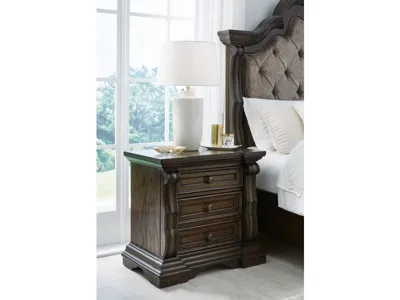 Signature Design by Ashley Maylee King Upholstered Bed, Dresser and 2 Nightstands - B947B14