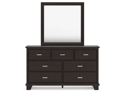 Signature Design by Ashley Covetown King Panel Bed, Dresser, Mirror and Nightstand - B441B15