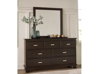Signature Design by Ashley Covetown King Panel Bed, Dresser, Mirror and Nightstand - B441B15
