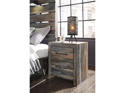 Signature Design by Ashley Drystan King Panel Bed, Dresser, Mirror and 2 Nightstands - B211B101