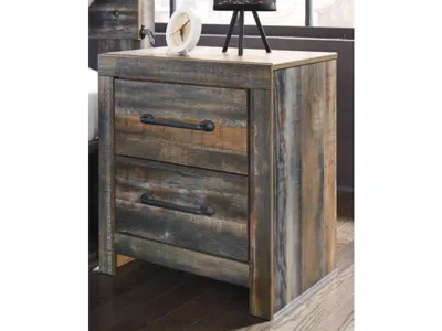 Signature Design by Ashley Drystan King Panel Bed, Dresser, Mirror and 2 Nightstands - B211B101