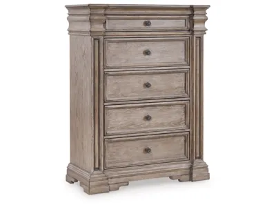Signature Design by Ashley Blairhurst Queen Panel Bed, Dresser, Mirror, Chest and Nightstand - B916B8