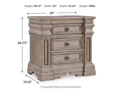 Signature Design by Ashley Blairhurst Queen Panel Bed, Dresser, Mirror, Chest and Nightstand - B916B8
