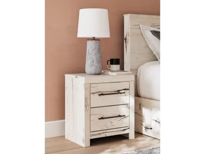 Signature Design by Ashley Lawroy Queen Storage Bed, 2 Dressers, Mirror and 2 Nightstands - B2310B49