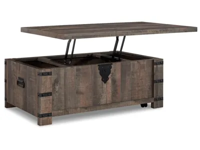 Signature Design by Ashley Hollum Coffee Table and 3 End Tables - T466T2