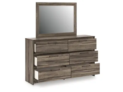 Signature Design by Ashley Elbrim Queen Panel Storage Bed, Dresser, Mirror and Nightstand - PCB2005B13