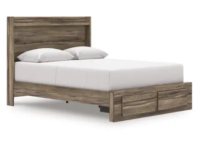 Signature Design by Ashley Elbrim Queen Panel Storage Bed, Dresser, Mirror and Nightstand - PCB2005B13