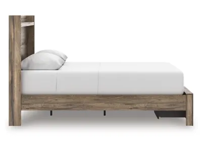 Signature Design by Ashley Elbrim Queen Panel Storage Bed, Dresser, Mirror and Nightstand - PCB2005B13