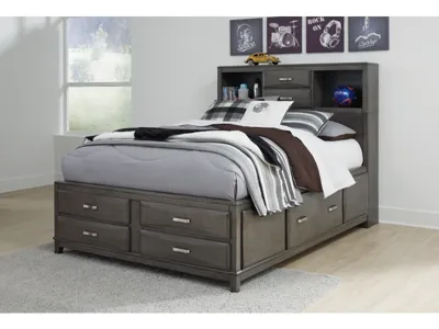 Signature Design by Ashley Caitbrook Full Storage Bed, Dresser and Nightstand - B476B36