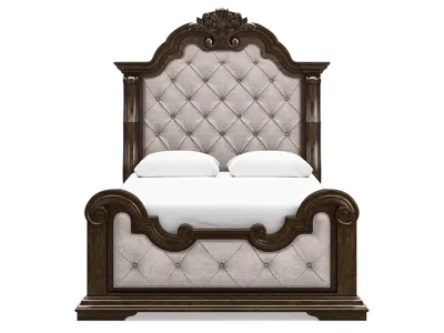 Signature Design by Ashley Maylee Queen Panel Bed, Dresser, Mirror, Chest and 2 Nightstands - B947B16