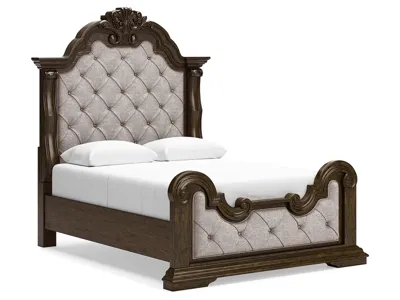 Signature Design by Ashley Maylee Queen Panel Bed, Dresser, Mirror, Chest and 2 Nightstands - B947B16