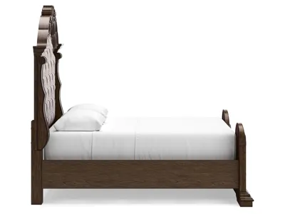 Signature Design by Ashley Maylee Queen Panel Bed, Dresser, Mirror, Chest and 2 Nightstands - B947B16