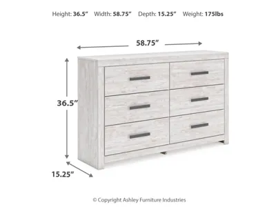 Signature Design by Ashley Cayboni Twin Panel Bed, Dresser and Chest - B3788B11