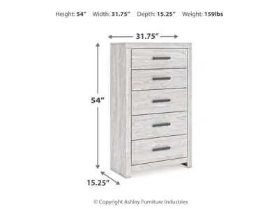Signature Design by Ashley Cayboni Twin Panel Bed, Dresser and Chest - B3788B11