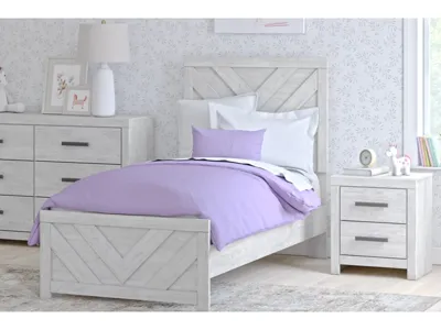 Signature Design by Ashley Cayboni Twin Panel Bed, Dresser and Chest - B3788B11