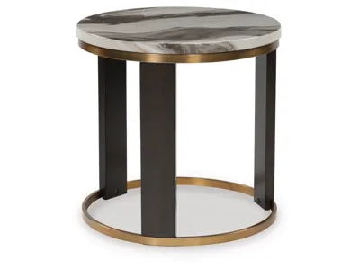 Signature Design by Ashley Jazmore Coffee Table and 2 Ends - T671T1