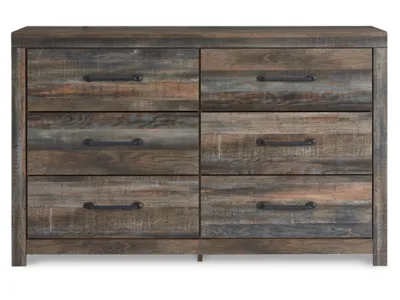 Signature Design by Ashley Drystan Queen Panel Bed, 2 Dressers, Mirror, Chest and 2 Nightstands - B211B104