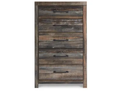 Signature Design by Ashley Drystan Queen Panel Bed, 2 Dressers, Mirror, Chest and 2 Nightstands - B211B104