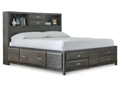Signature Design by Ashley Caitbrook Queen Storage Bed, Dresser and Nightstand - B476B37