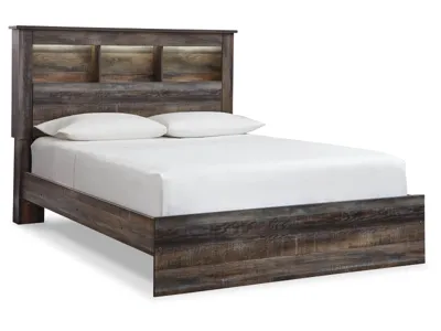 Signature Design by Ashley Drystan Queen Bookcase Bed, Dresser and Chest - B211B105