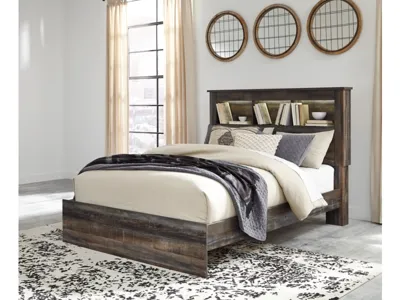 Signature Design by Ashley Drystan Queen Bookcase Bed, Dresser and Chest - B211B105