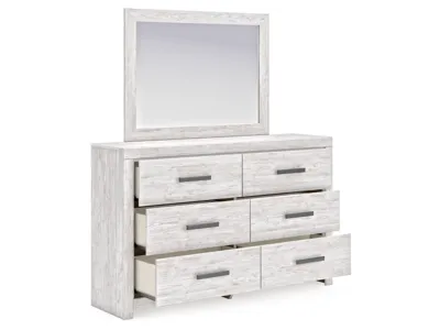 Signature Design by Ashley Cayboni King Panel Bed, Dresser, Mirror, Chest and 2 Nightstands - B3788B12